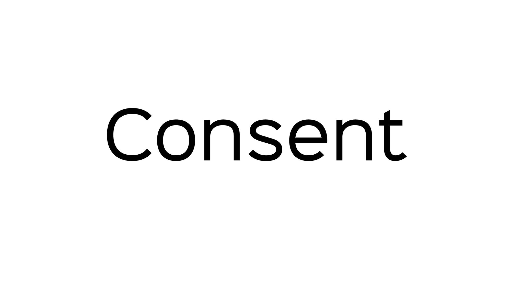 Consent