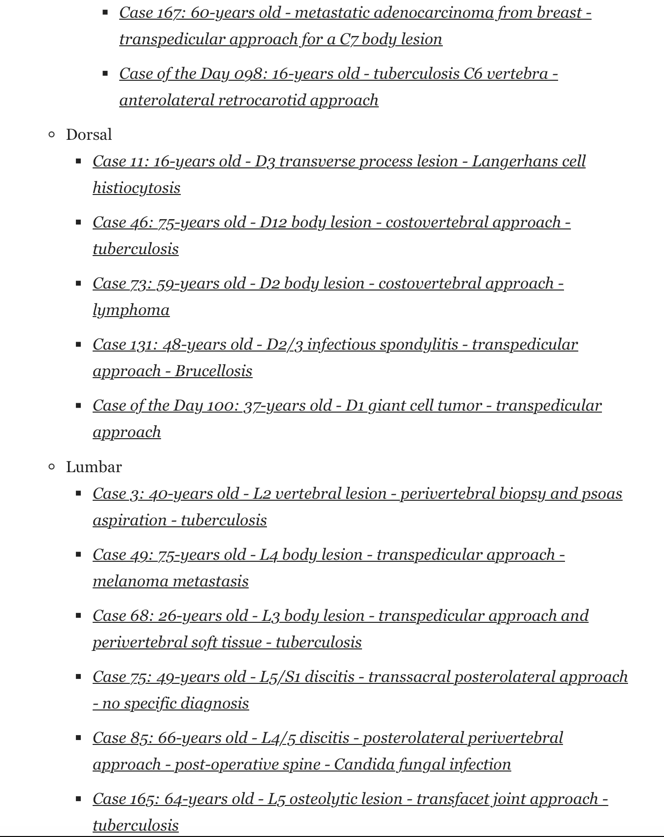 Lecture - CT Guided Spine Biopsies