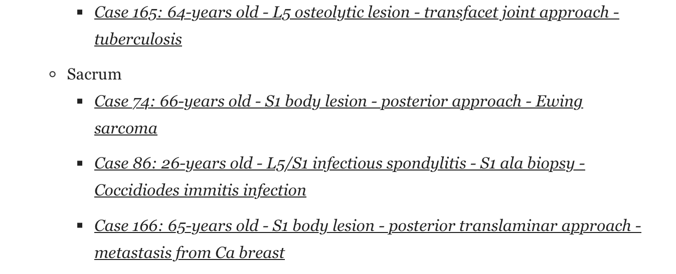 Lecture - CT Guided Spine Biopsies